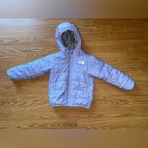 North Face Reversible Toddler Coat 4T - Purple